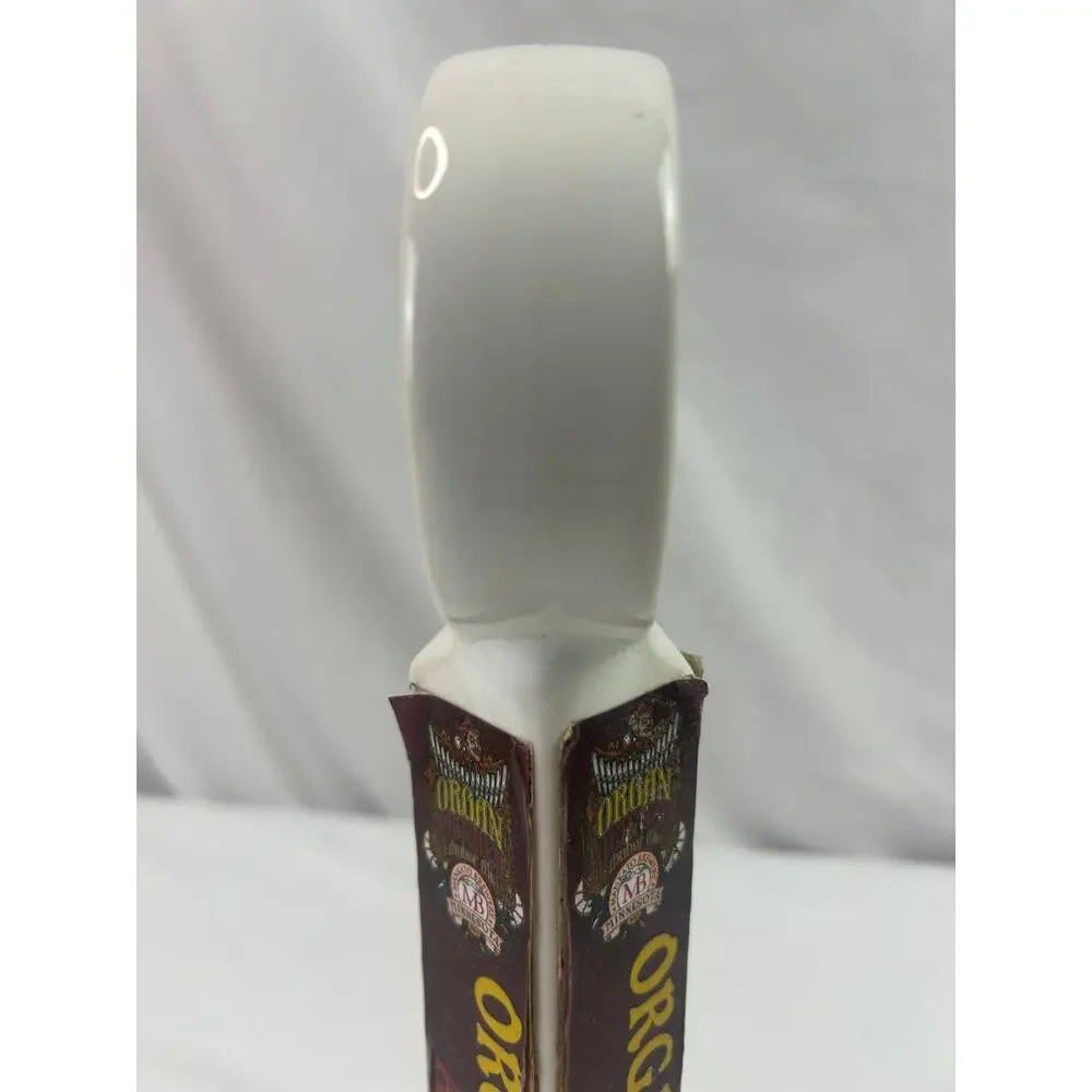 Mankato Brewery Organ Grinder Amber Ale Ceramic Beer Tap Handle Minnesota